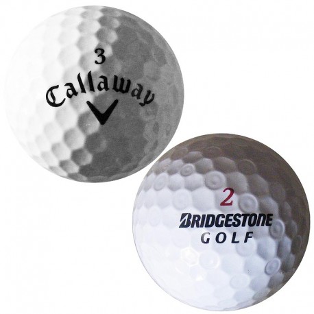 Mix golfových míčků značek Callaway, Bridgestone - 50 kusů