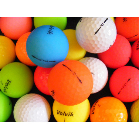 VOLVIK barevné golfové míče (30 kusů)