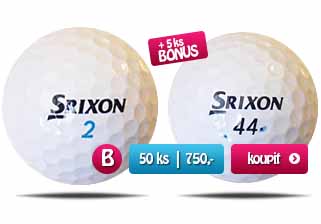 SRIXON MIX v2 golfové loptičky (50 + 5 ks ZADARMO) - B